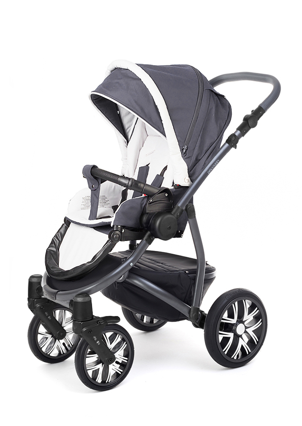 Прогулочная коляска Esspero Discovery (шасси Graphite) Grey Lux