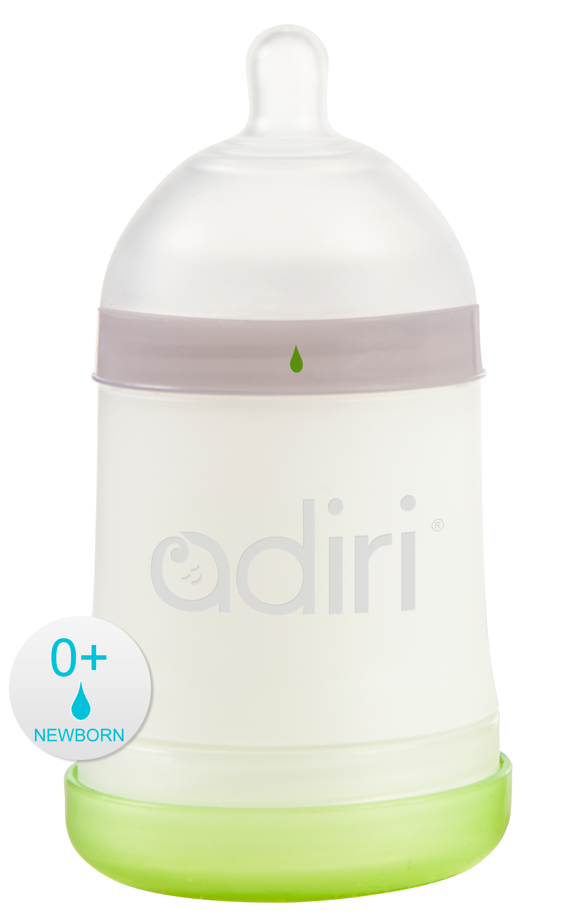 Бутылочка Adiri NxGen Newborn (0-3 мес., 163 ml) White