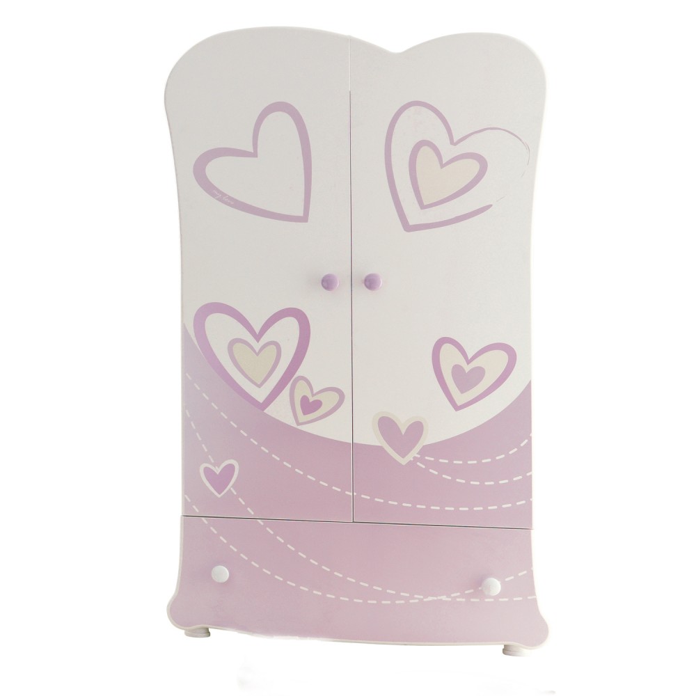 Детская комната Pali My Love Шкаф Pali My Love White Pink