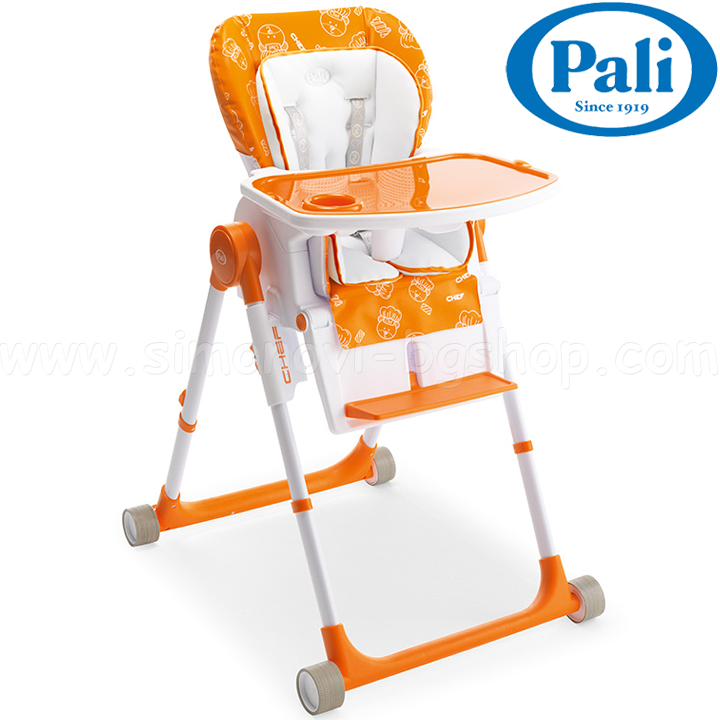 Стульчик для кормления Pali Chef Оранжевый