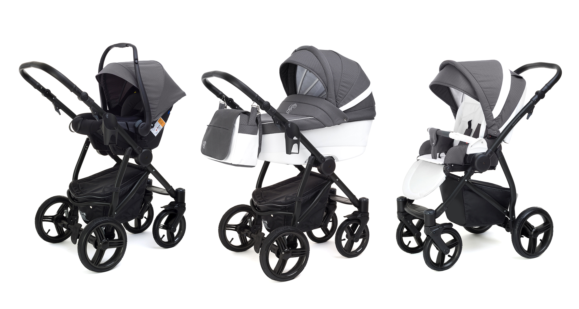 Коляска 3 в 1 Esspero Grand Newborn Lux (шасси Black) Diamond