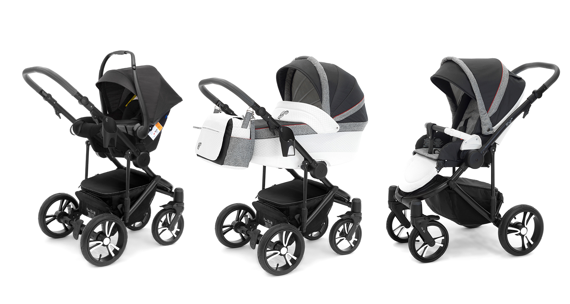 Коляска 3 в 1 Esspero Grand Magic Pro (шасси Black) Royal Grey