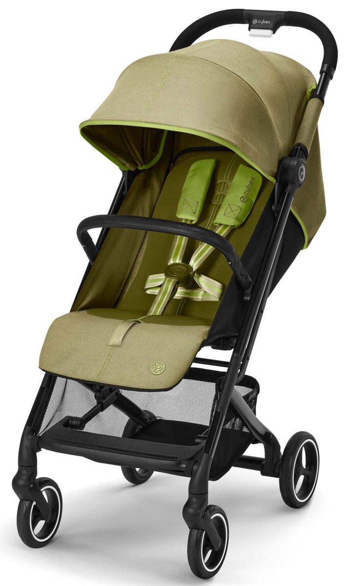 Прогулочная коляска Cybex Beezy Nature Green с дождевиком и бампером
