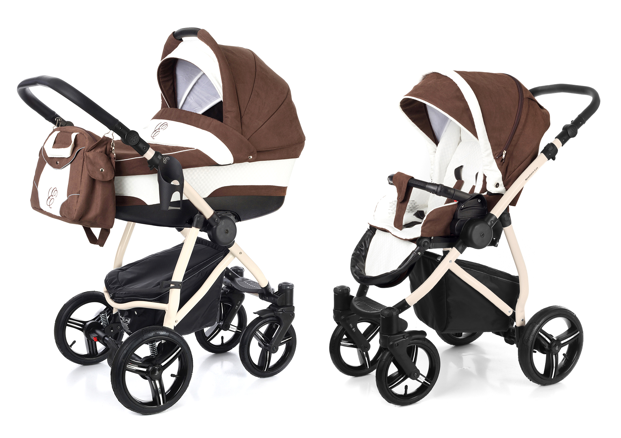 Коляска 2 в 1 Esspero Newborn Lux (шасси Beige) Chek