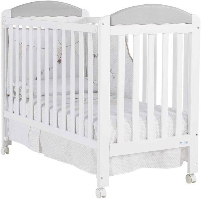 Детская кроватка Micuna Judith 120x60 White/Grey