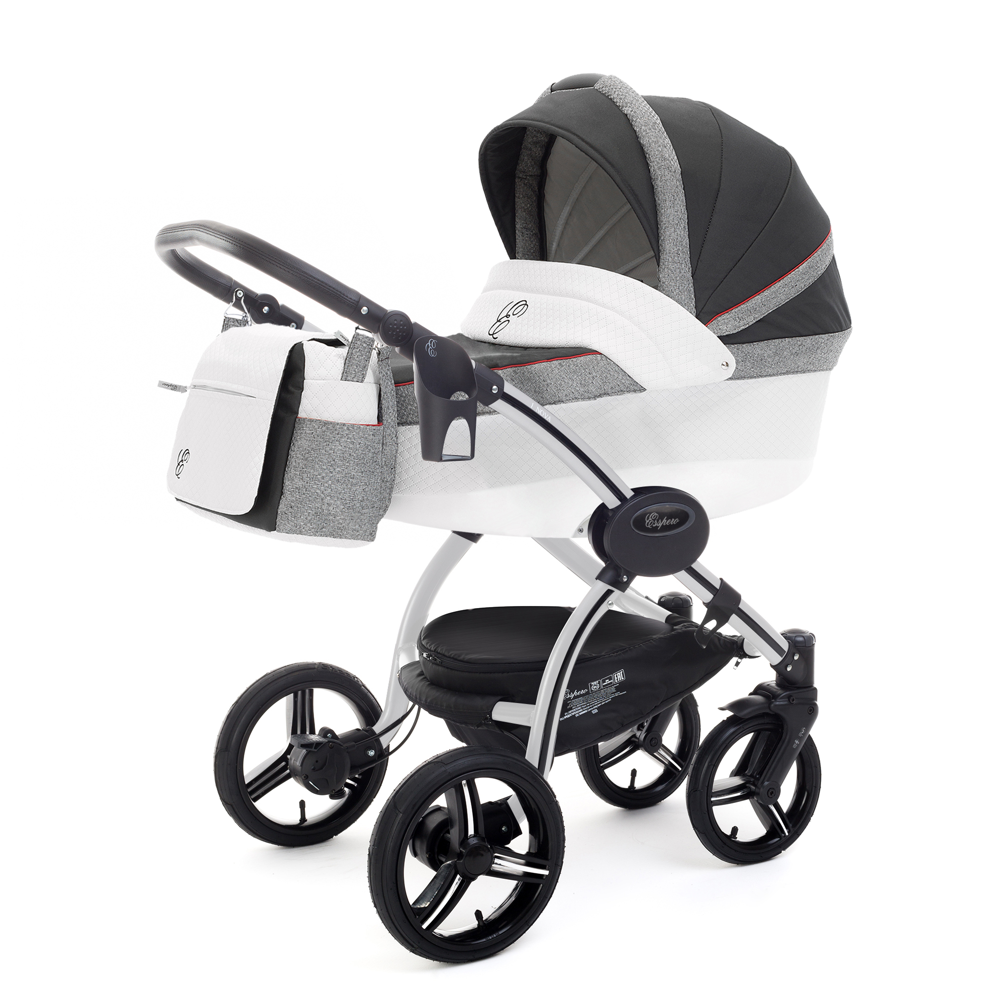 Коляска для новорожденных Esspero Grand I-Nova (шасси Grey) Royal Grey