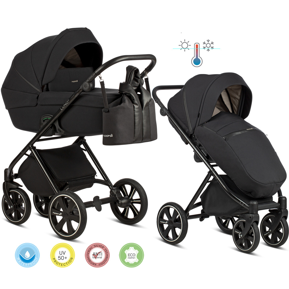 Коляска 2 в 1 Noordi Luno Midnight 607