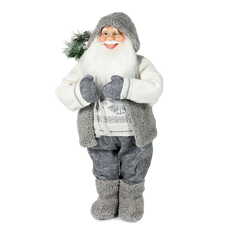 Мягкая игрушка Maxi Toys Дед Мороз с Елкой в Шубке