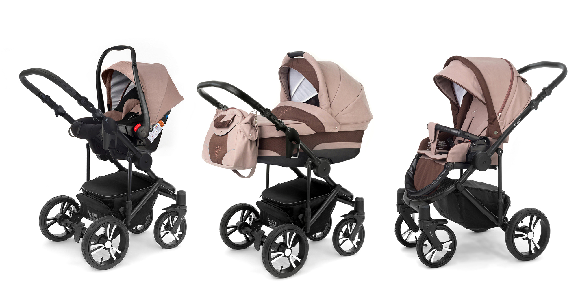 Коляска 3 в 1 Esspero Magic Pro (шасси Black) Luna