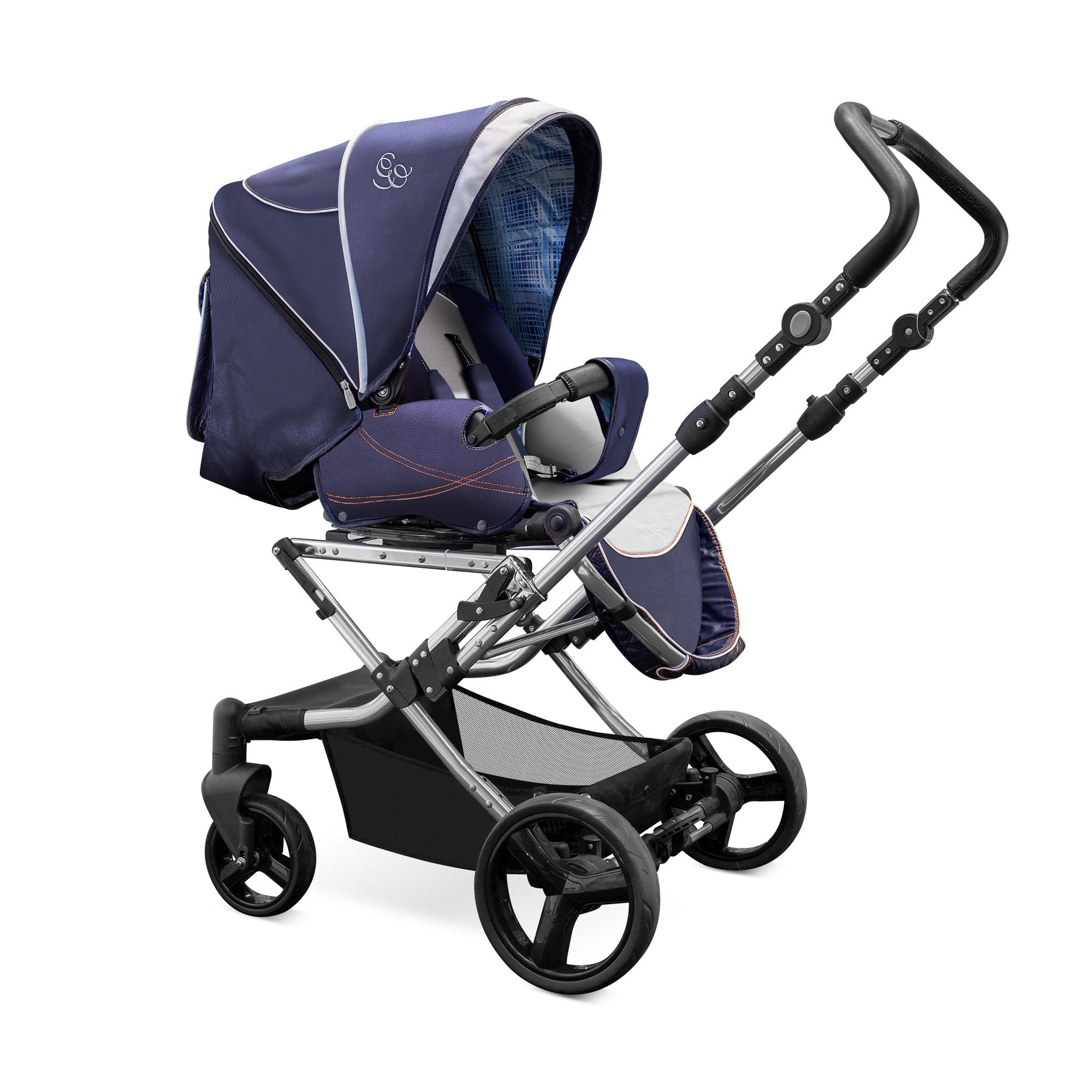 Прогулочная коляска Esspero Reverse Aubergine Light Grey