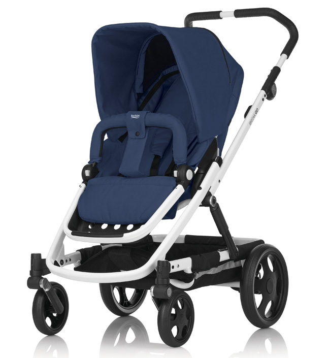 Britax Go Navy (белое шасси)