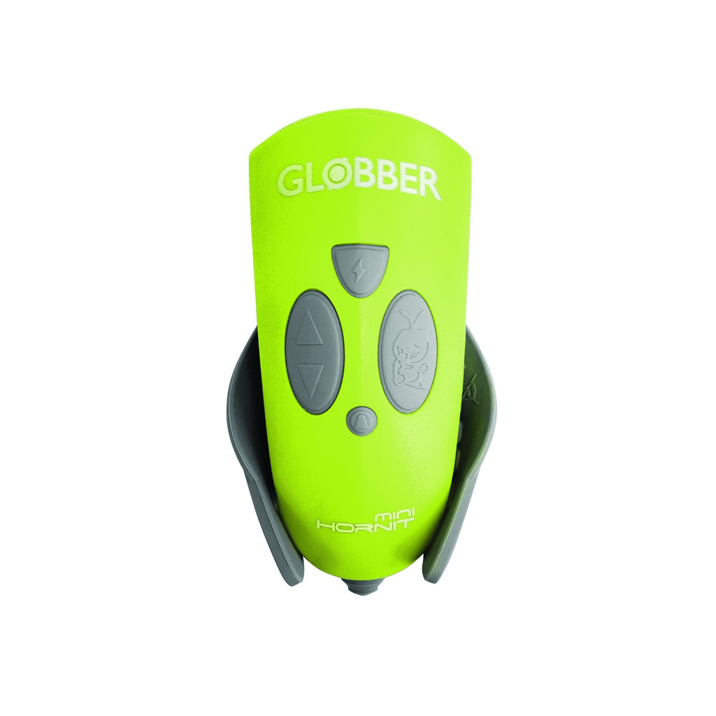 Звонок-фонарик Globber для самокатов Mini Hornit 25 мелодий Lime Green