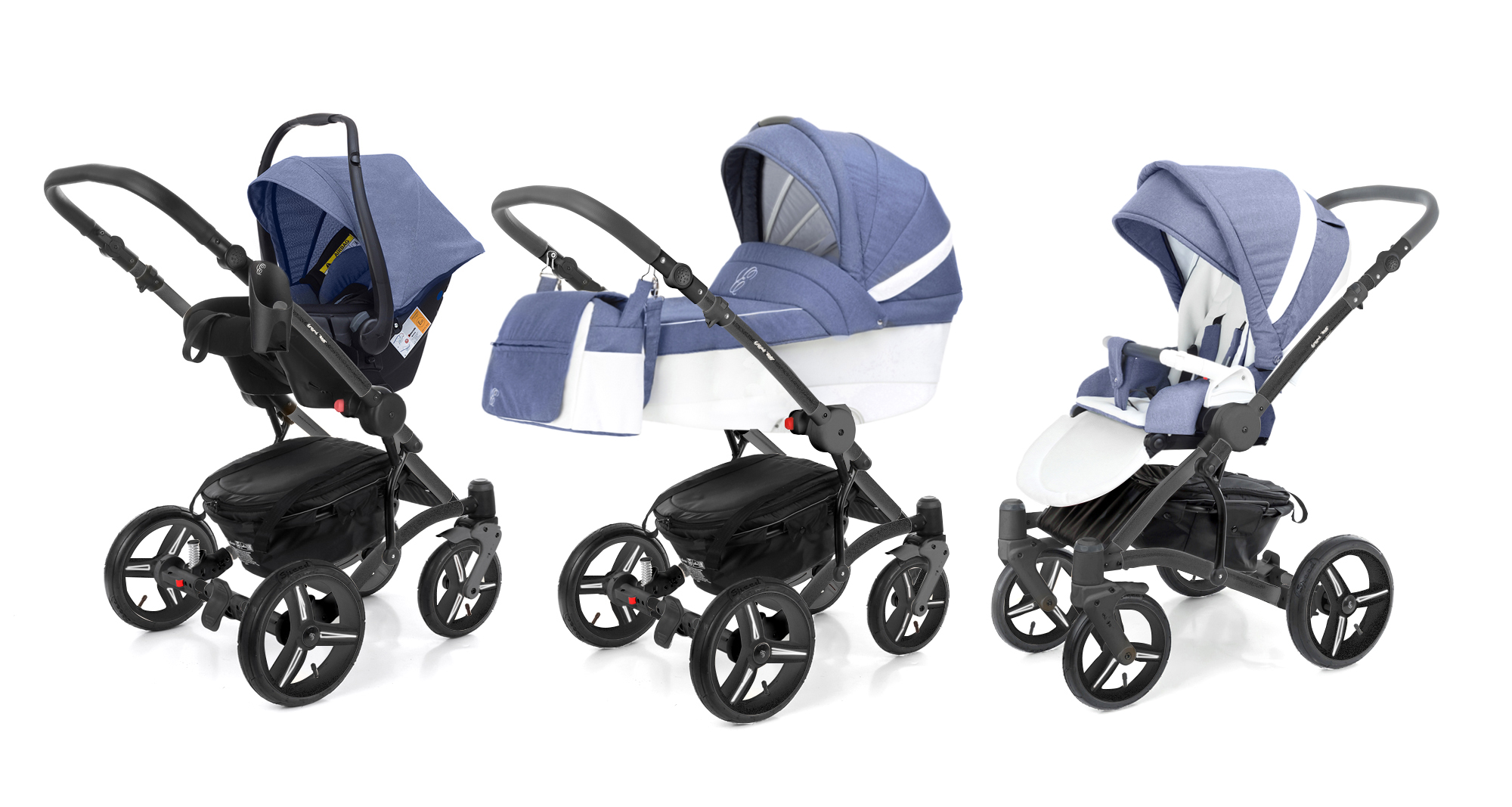 Коляска 3 в 1 Esspero Grand Tour Jeans Blue