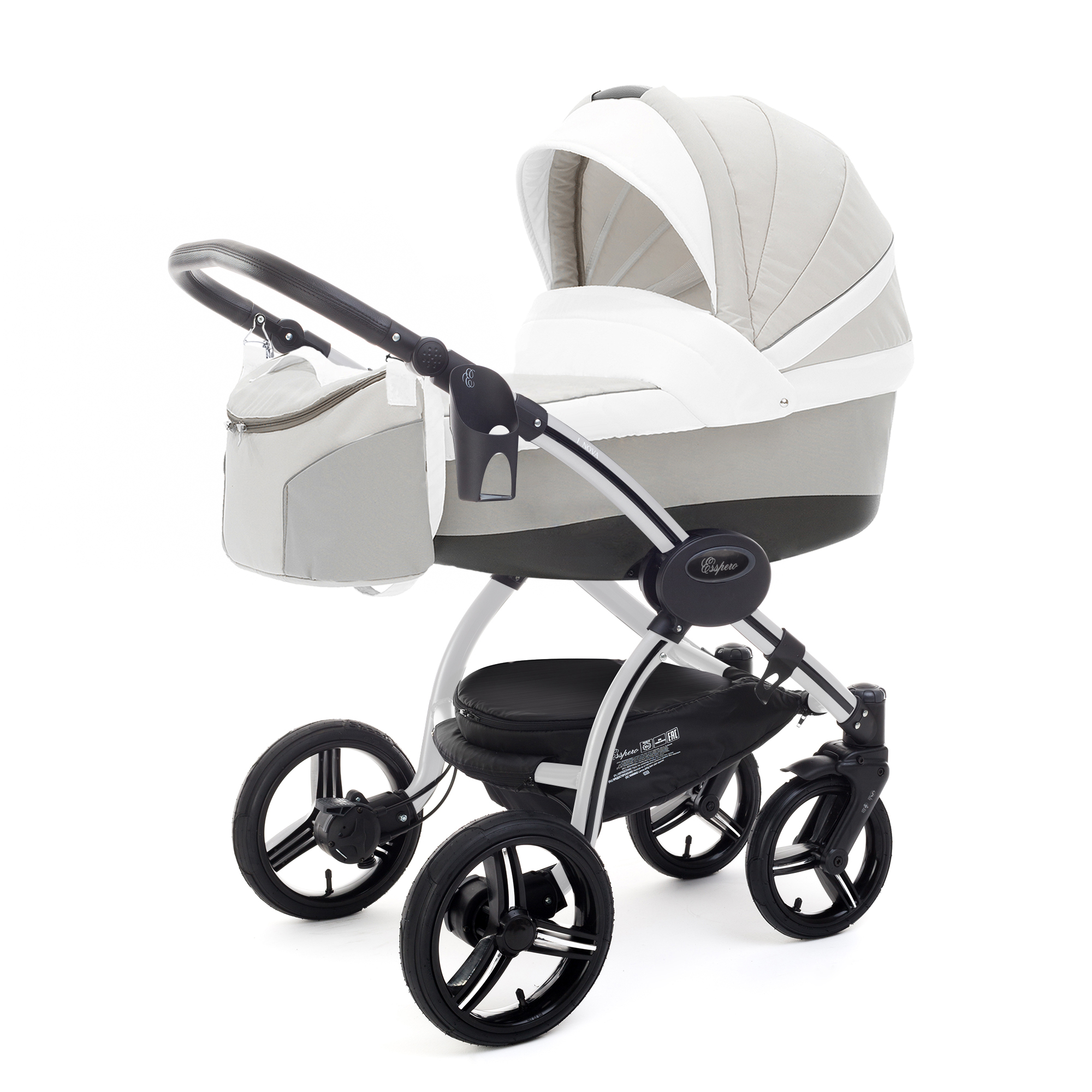 Коляска для новорожденных Esspero Grand I-Nova (шасси Grey) Vanila