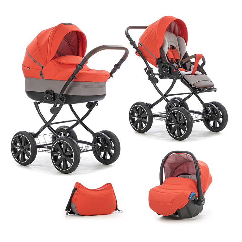 Коляска 3 в 1 Noordi Sole Classic Orange Red 862/1