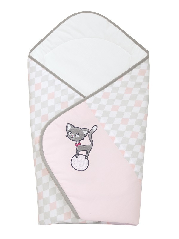 Одеяло-конверт Ceba Baby Cats Pink