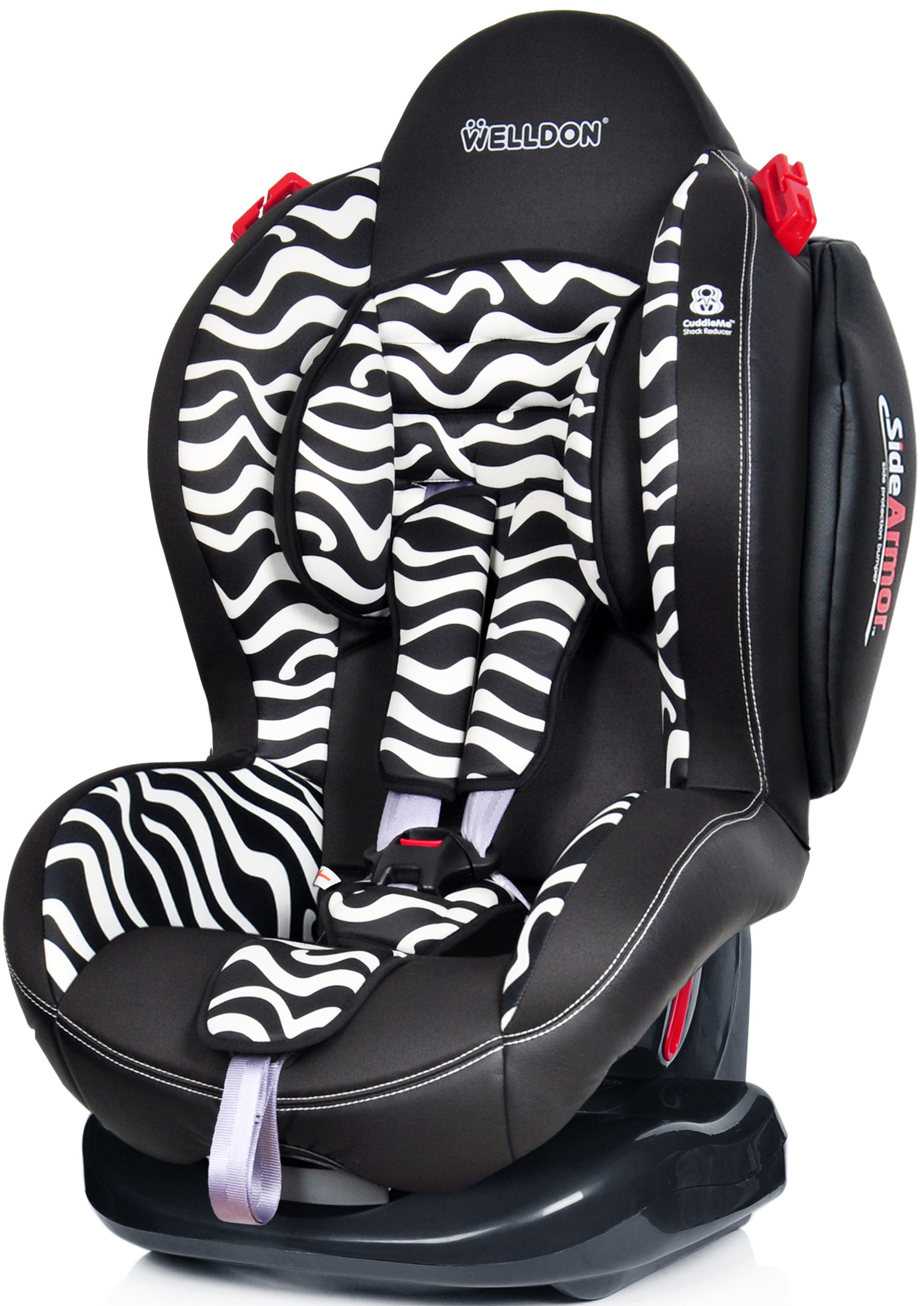 Автокресло Welldon Smart Sport ZEBRA