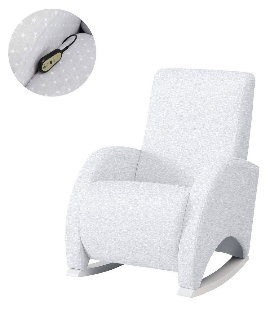 Кресло-качалка с Relax-системой Micuna Wing/Confort White/White