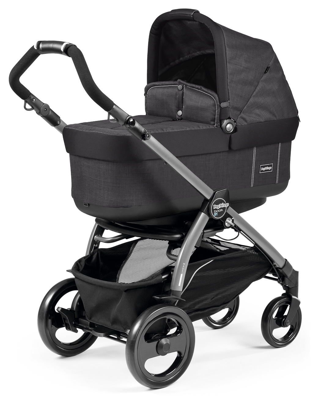 Коляска для новорожденных Peg Perego Book 51 Pop Up Team Onyx