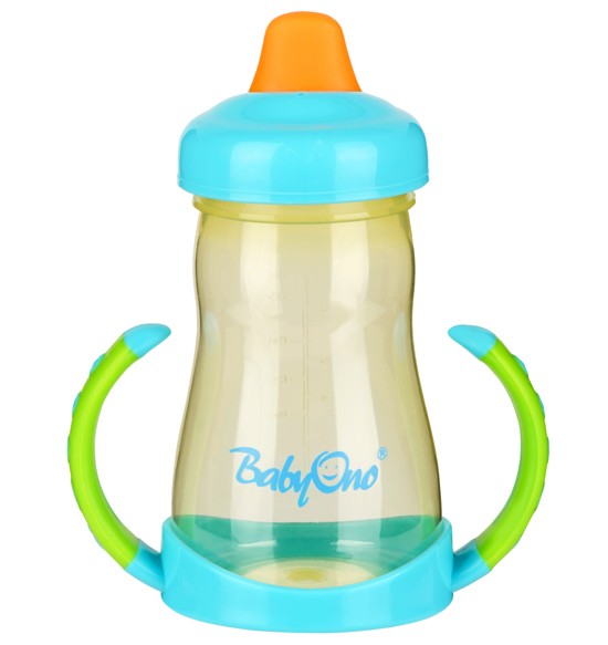 Поильник с мягким носиком BabyOno с ручками 208 (220 мл)