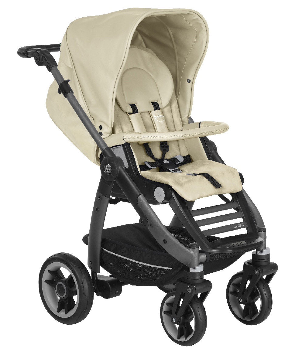 Прогулочная коляска Teutonia Cosmo V4 (шасси Graphite) 6050 Seashell