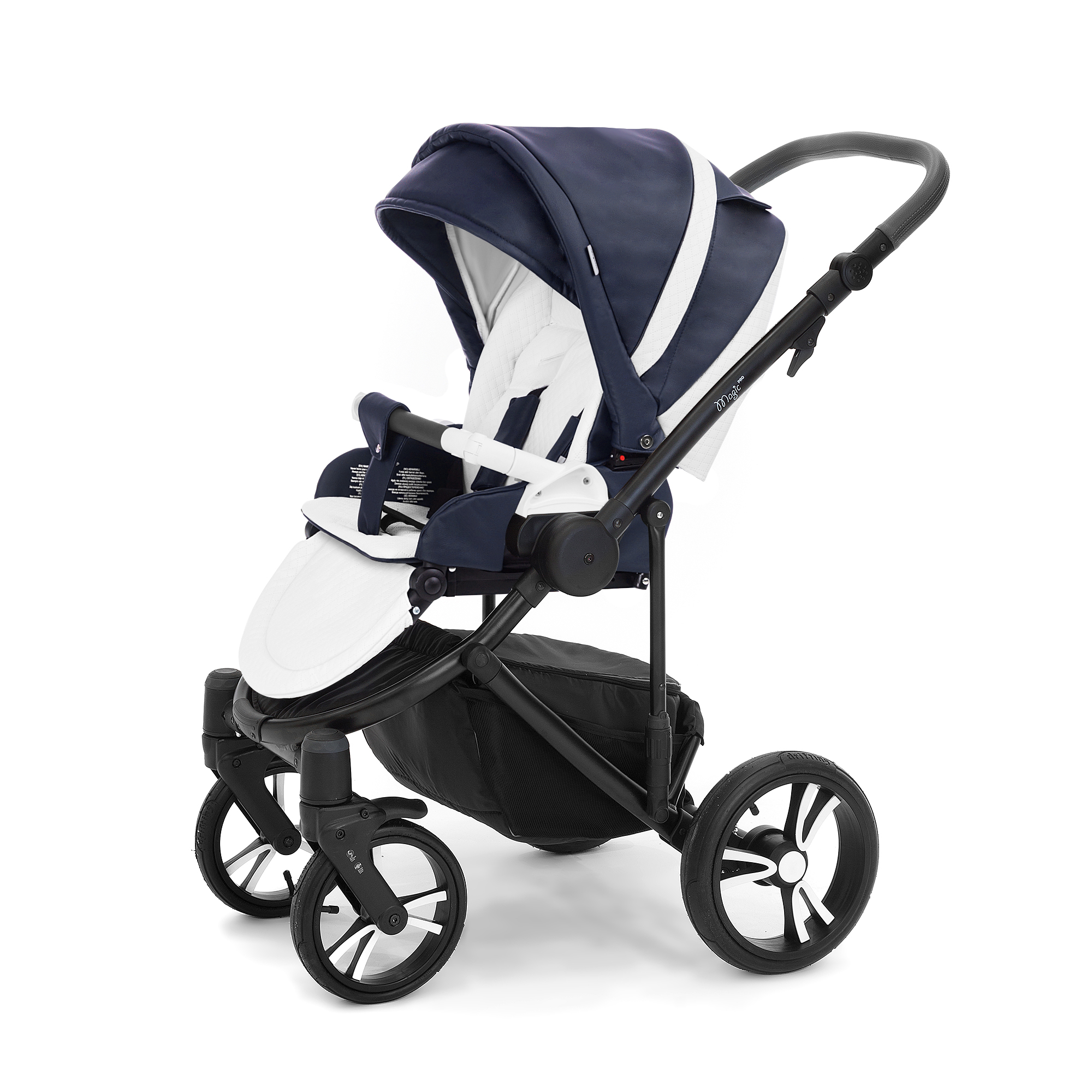 Прогулочная коляска Esspero Magic Alu (шасси Black) Nappa Navy
