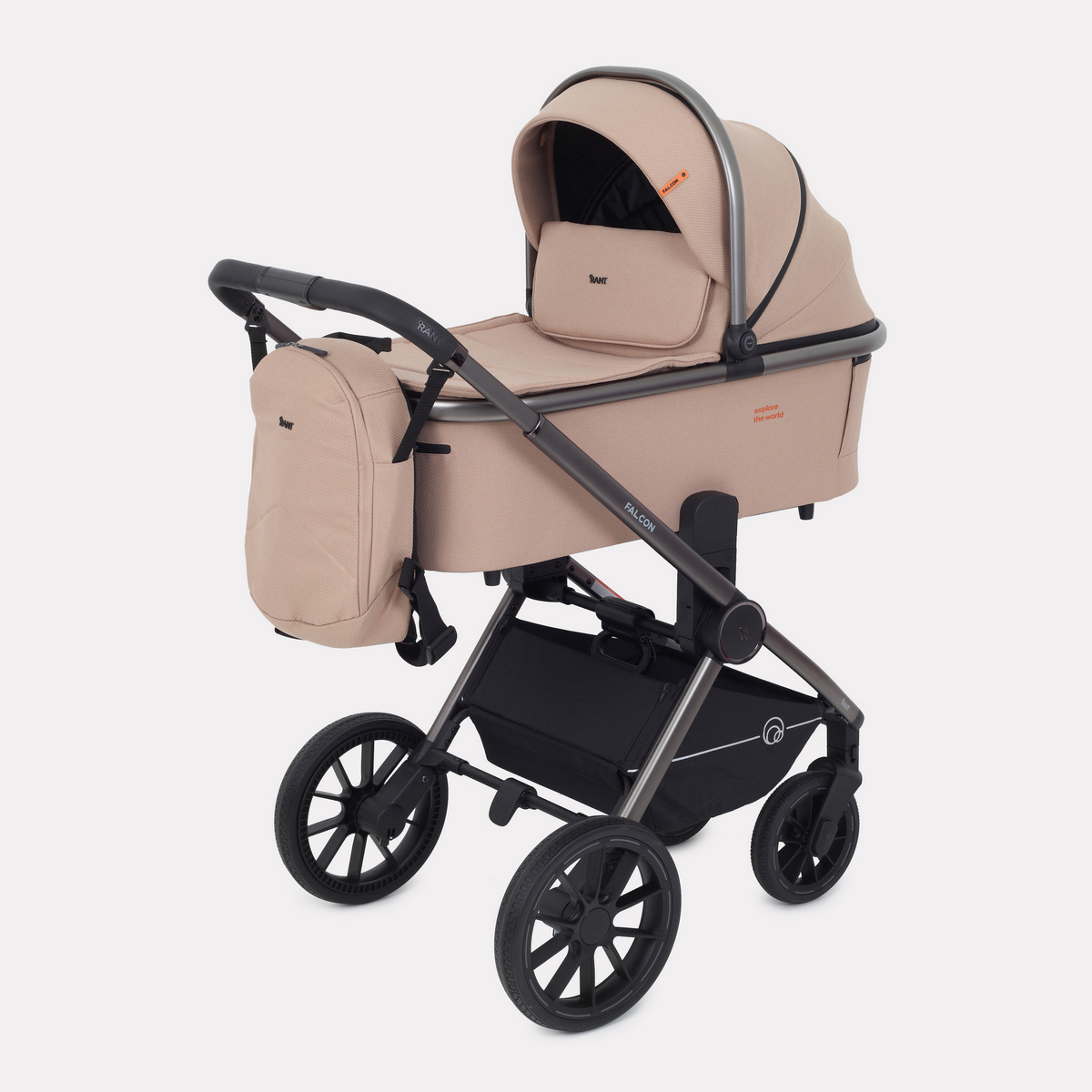 Коляска 3 в 1 RANT FALCON Beige