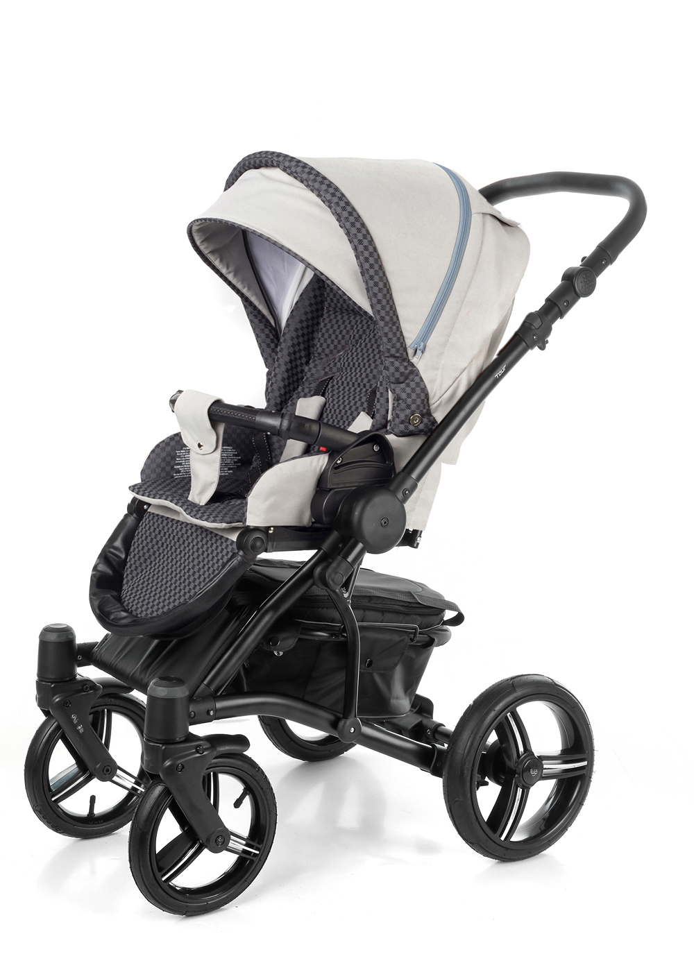Прогулочная коляска Esspero Tour (шасси Black) Grey Carbon
