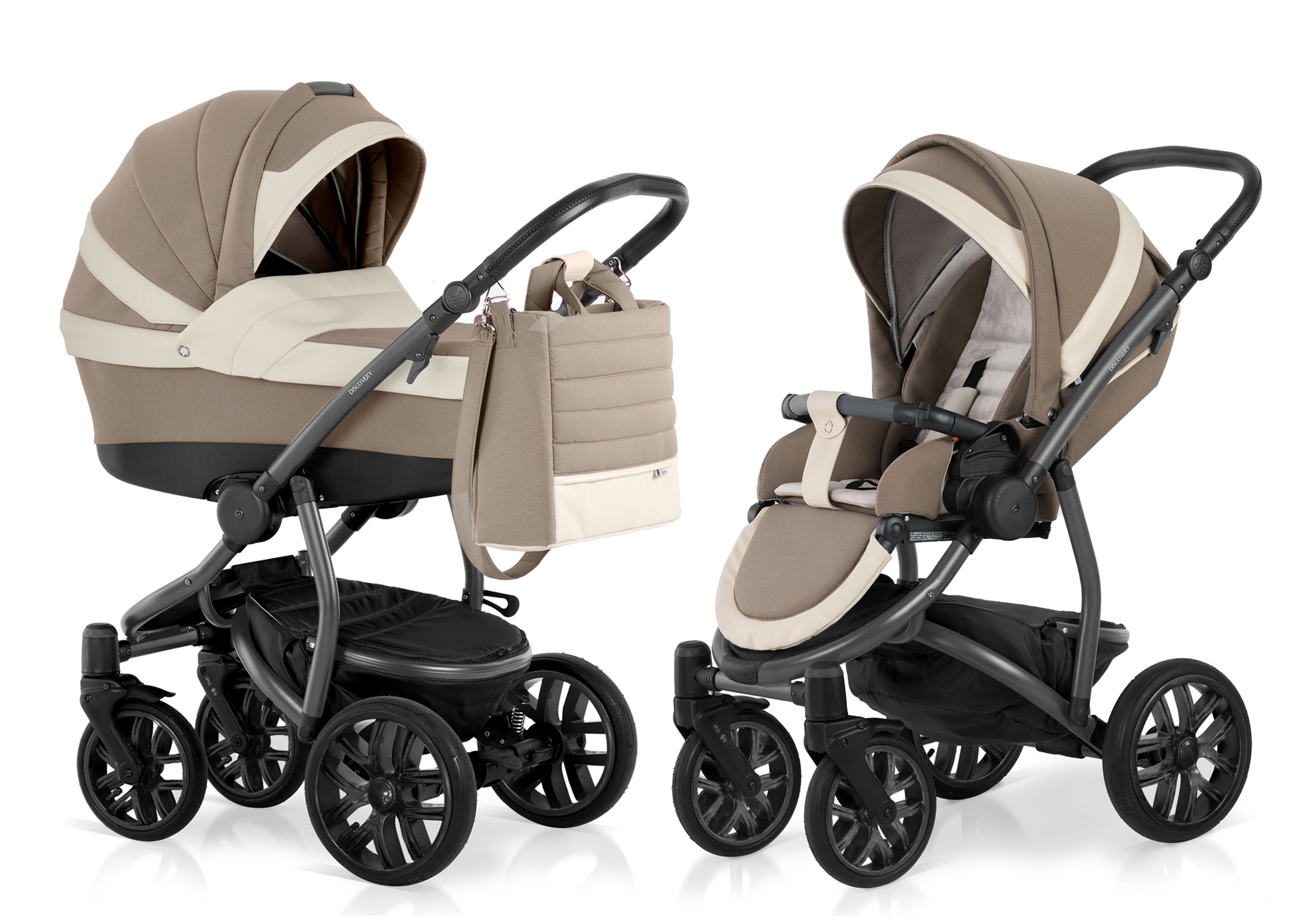 Коляска 2 в 1 Esspero Nord (шасси Discovery Graphite) Sahara