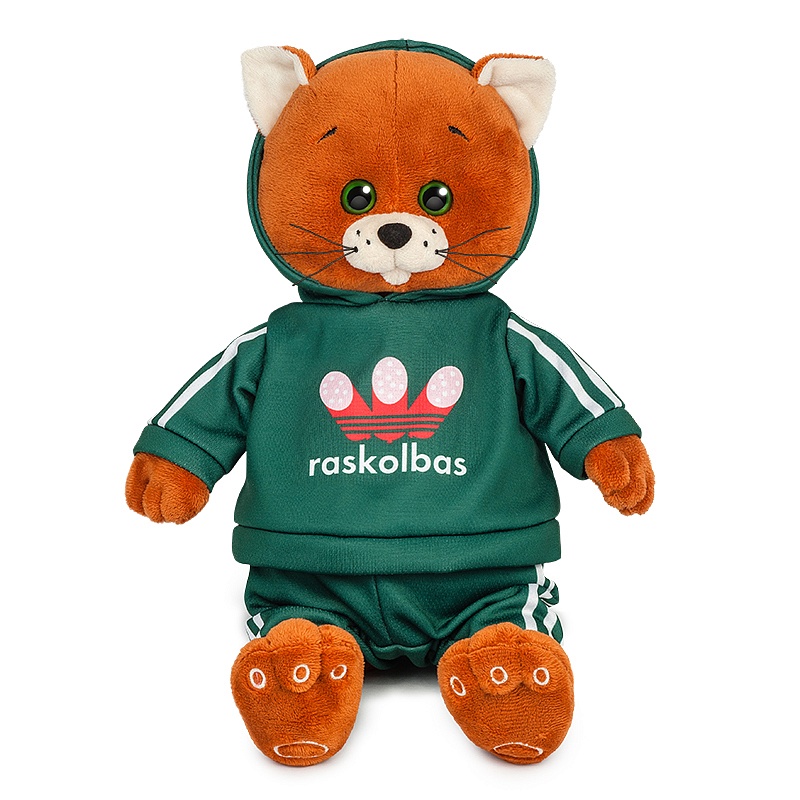 Мягкая игрушка Maxi Toys Колбаскин&Мышель Колбаскин Спортсмен, 25 см