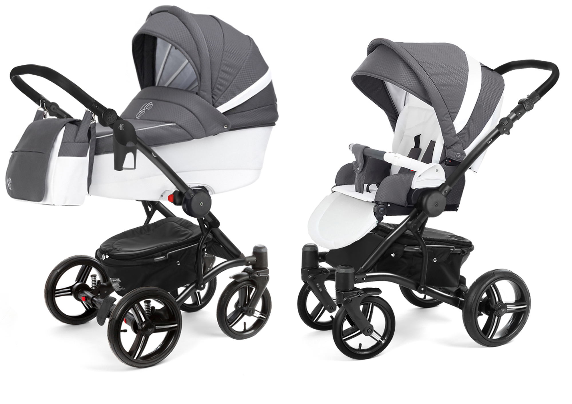 Коляска 2 в 1 Esspero Tour Leatherette (шасси Black) Diamond