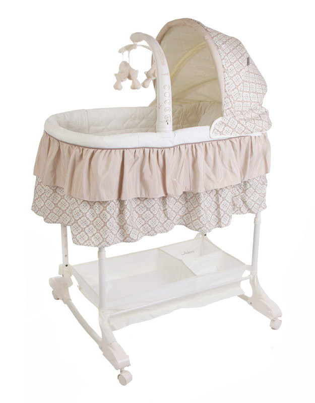 Кроватка-Люлька детская Jetem Sweet Dream (mobile) 3 в 1 Кофейный