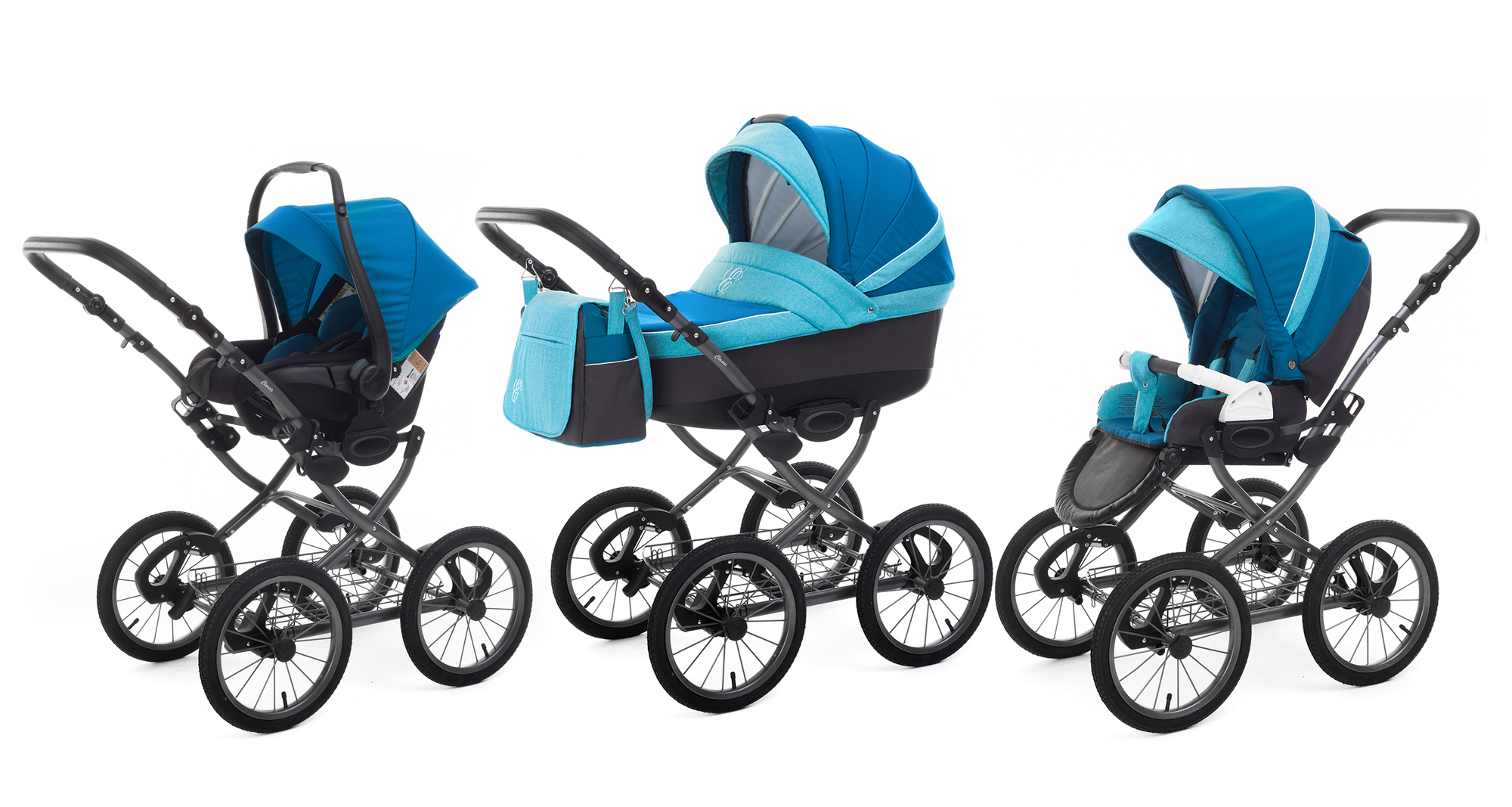 Коляска 3 в 1 Esspero Grand Classic (шасси Graphite) Breeze