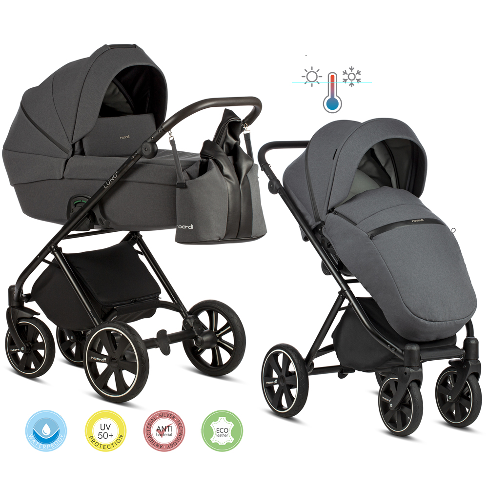 Коляска 2 в 1 Noordi Luno Ocean Wave 610