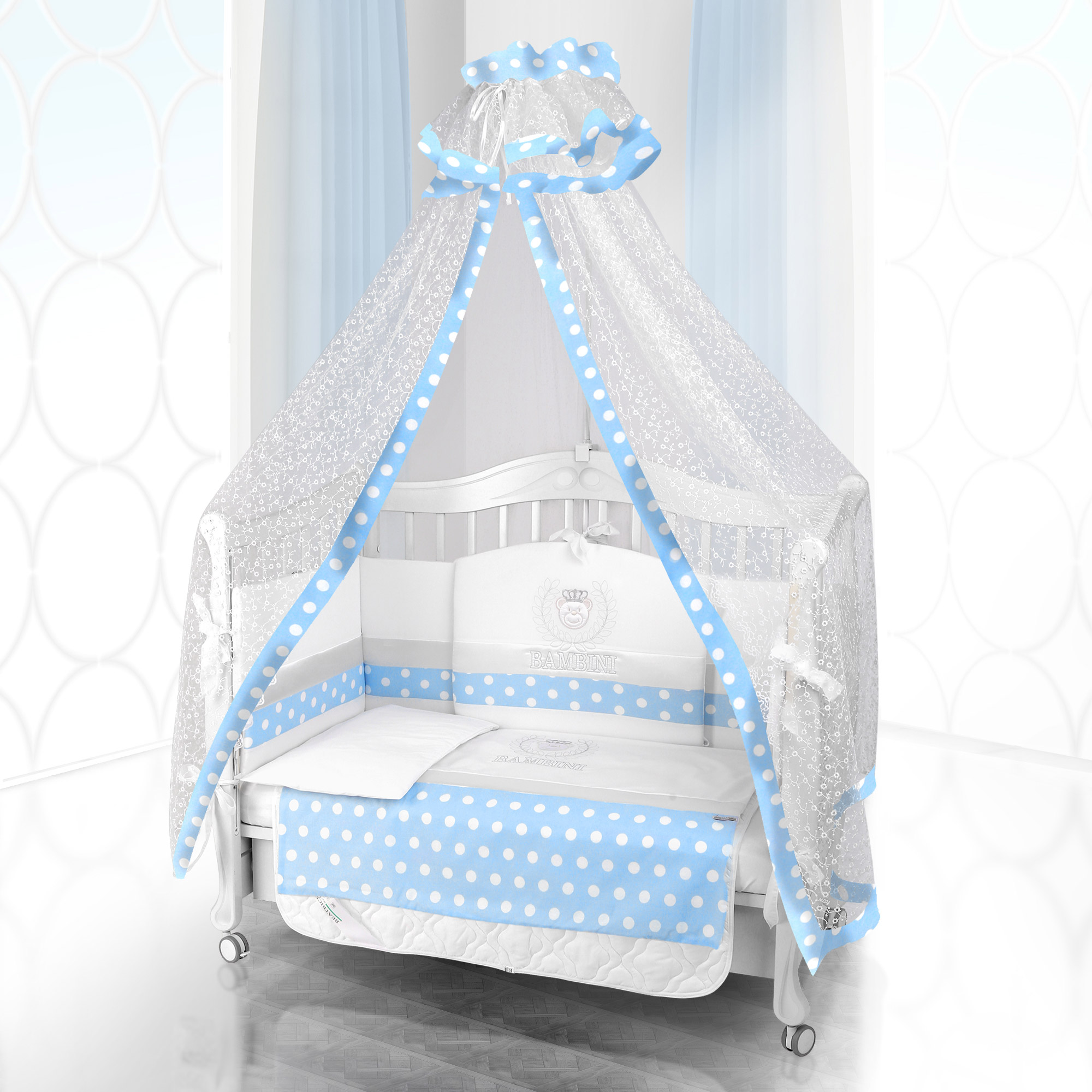 КПБ Beatrice Bambini Unico Guseppe Ottaviani (3 предмета) bianco blu