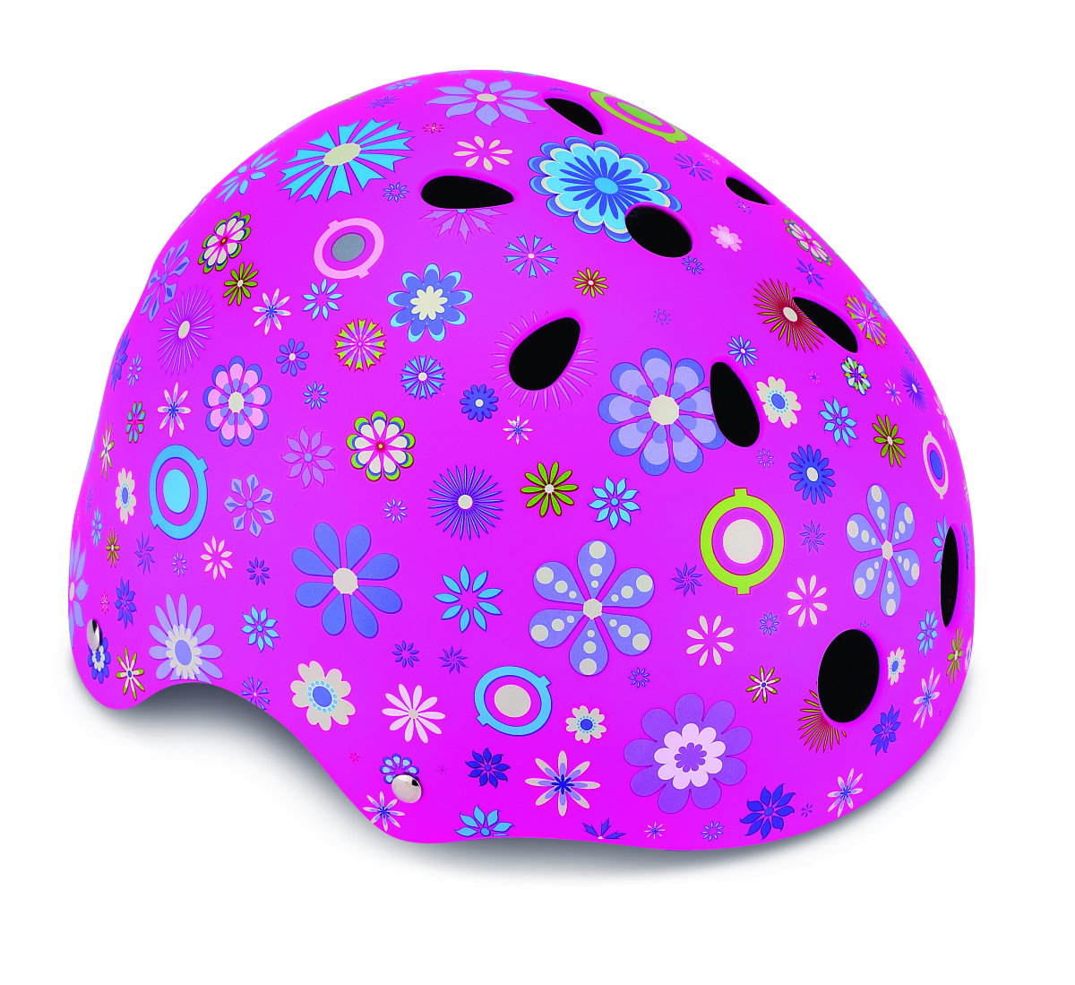 Шлем Globber PRINTED JUNIOR, XS/S (51-54см) Розовый