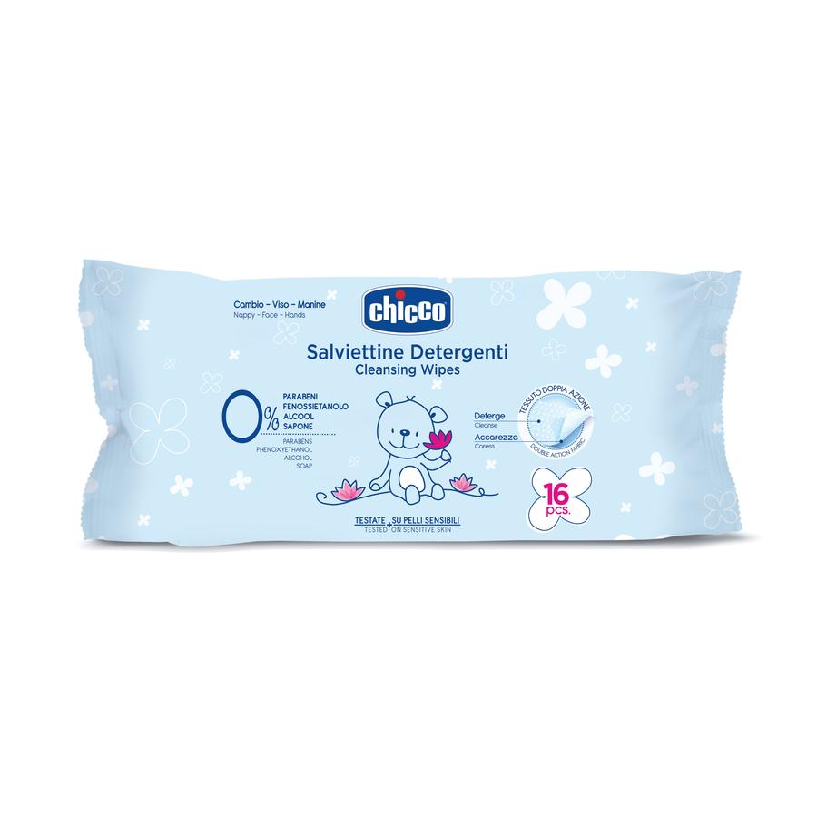 Очищающие салфетки для груди Chicco, 0 мес.+ 16 шт.