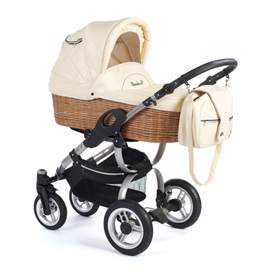 Коляска для новорожденных Reindeer City Wiklina Eco-Leather с конвертом