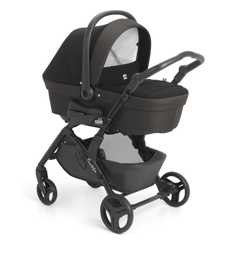 Коляска 3 в 1 Cam Fluido City Smart (шасси Black) 784