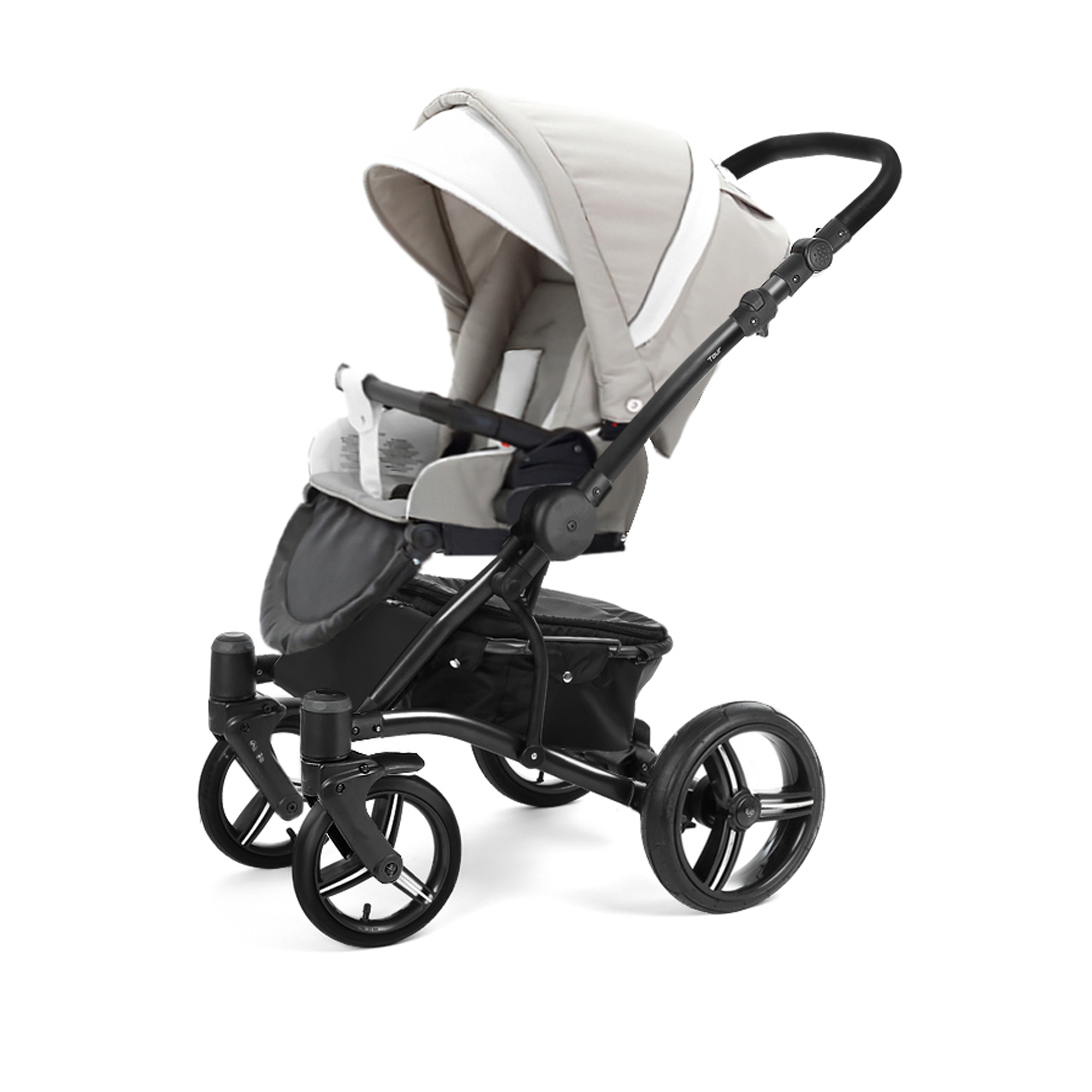 Прогулочная коляска Esspero Tour Leatherette (шасси Black) Vanila