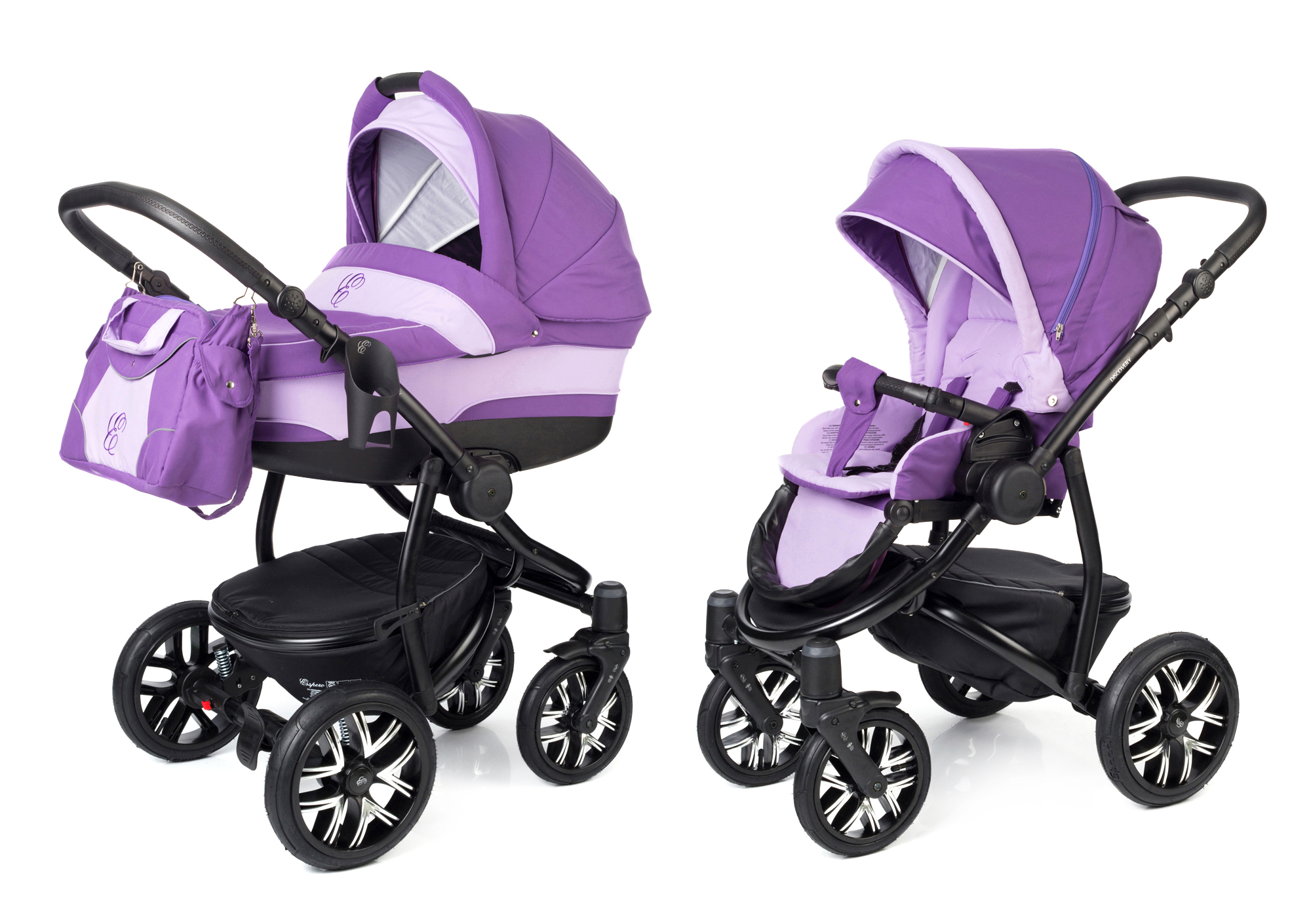Коляска 2 в 1 Esspero Discovery (шасси Black) Iris