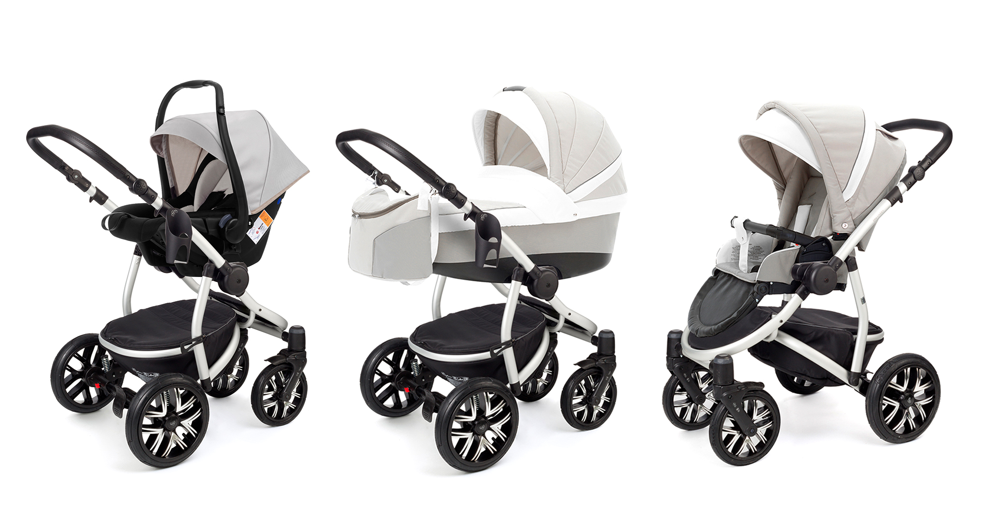 Коляска 3 в 1 Esspero Grand Discovery (шасси Grey) Vanila
