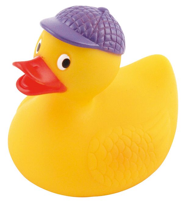 Игрушка для ванны Canpol Утка арт. 2/990, 0+ форма: фиолетовая шляпа