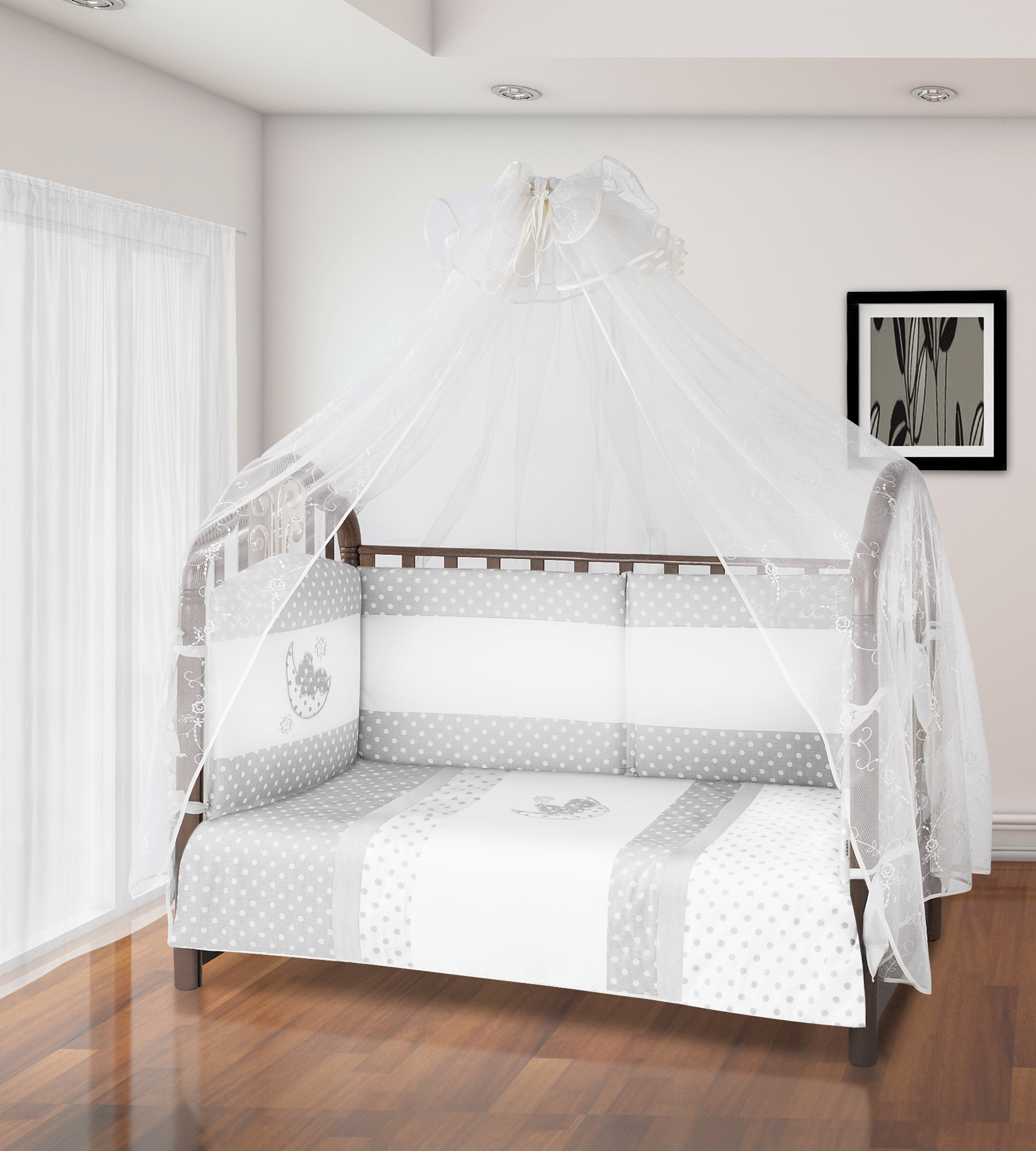 Комплект постельного белья Esspero Merry Moon Grey (125x65)