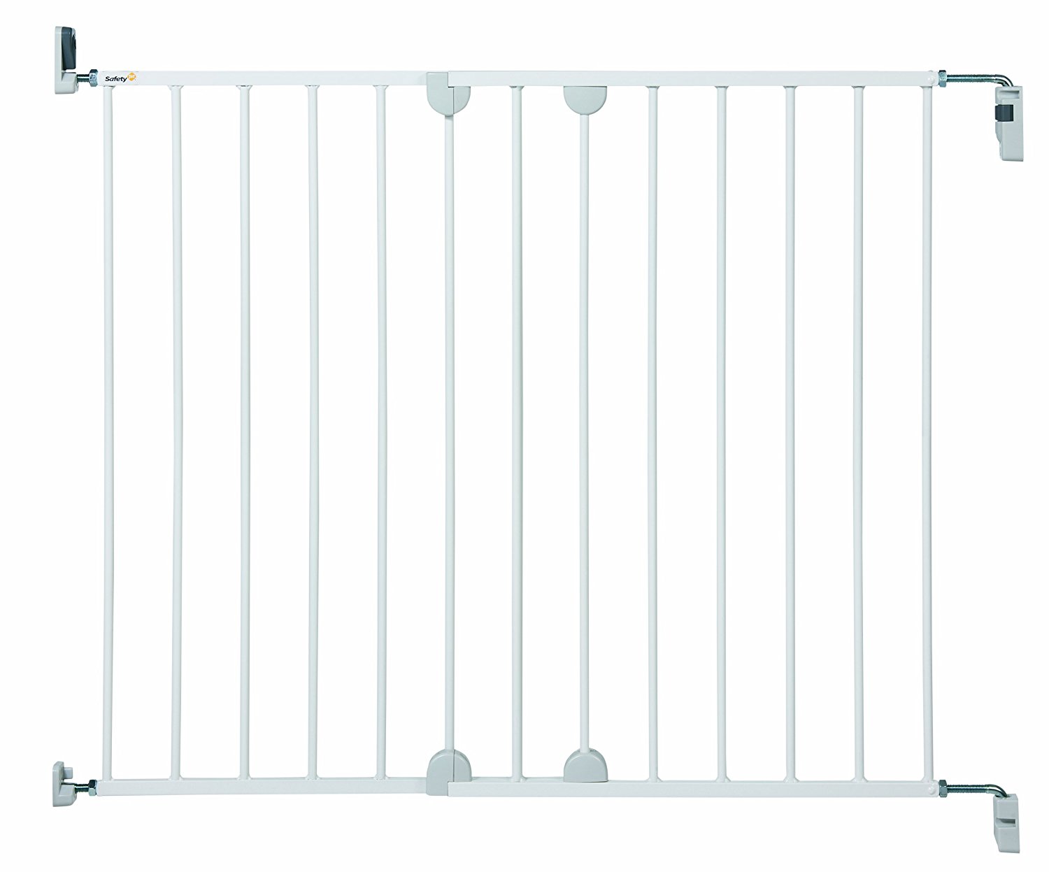 Металлический барьер-калитка Safety 1st WALL-FIX EXTENDING METAL (62-102 см) цвет белый