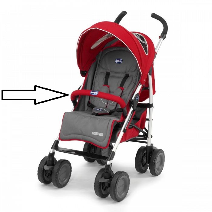 Бампер к коляске Chicco MultiWay Evo Fire