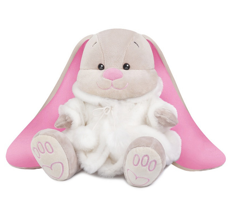Мягкая игрушка Maxi Toys Зайка Jack&Lin (25 см) в Шубке