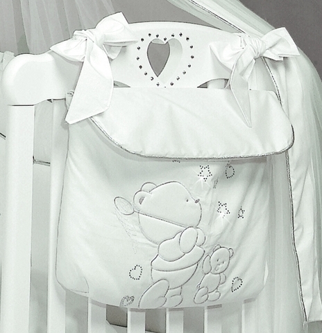 Сумка на кроватку Roman Baby POLVERE DI STELLE White (Белый)