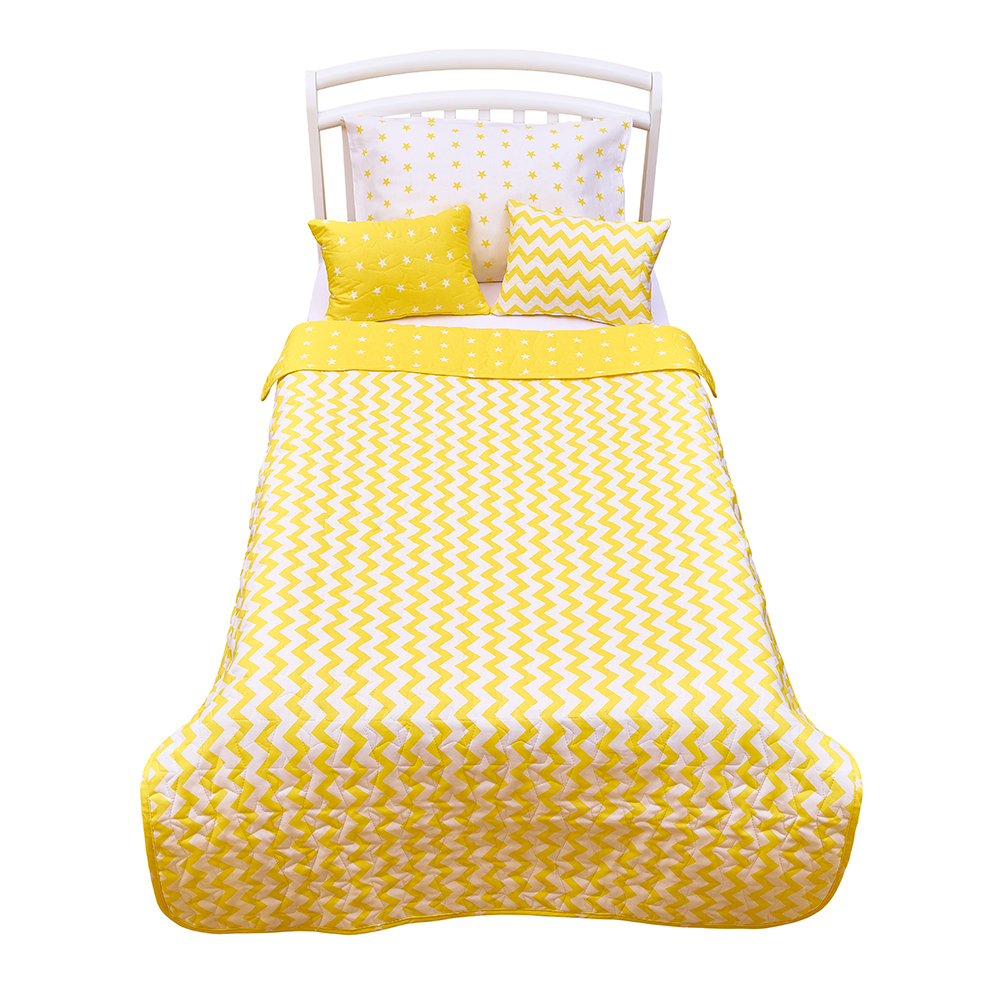 Покрывало Giovanni Z- Kids с декоративными подушками 170*110 YELLOW