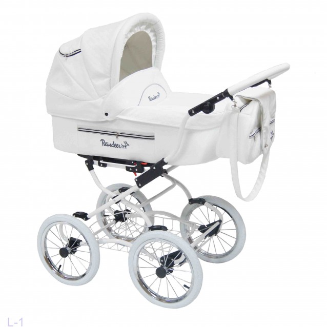 Коляска для новорожденных Reindeer Prestige Lily с конвертом + автолюлька